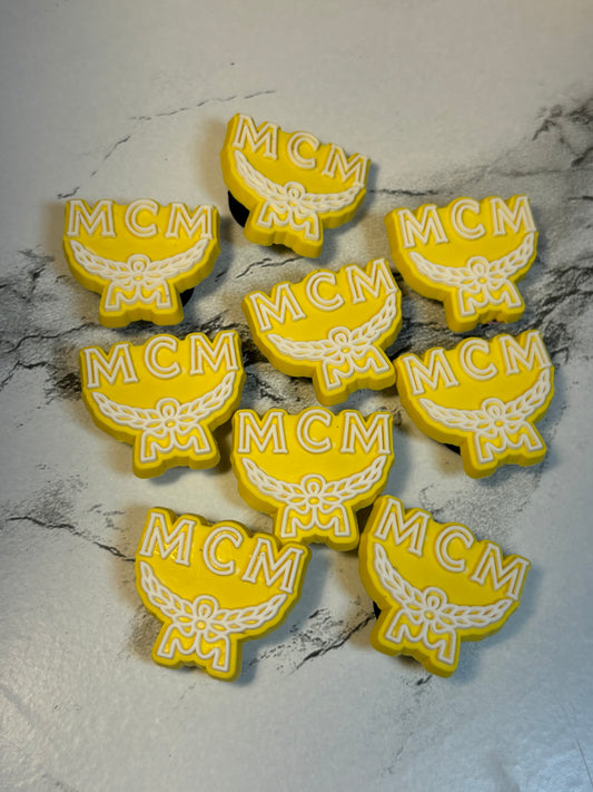 Yellow MCM Charm