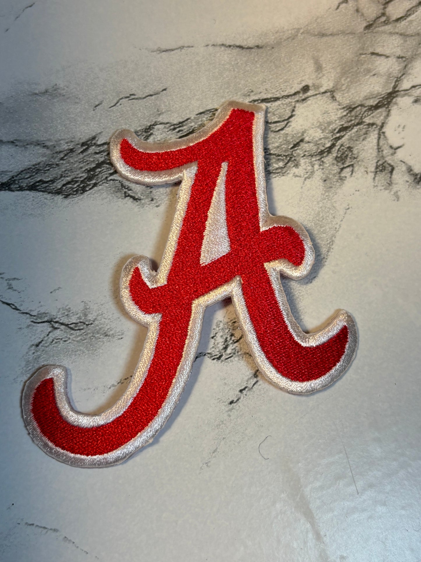 “A” Iron On Patch