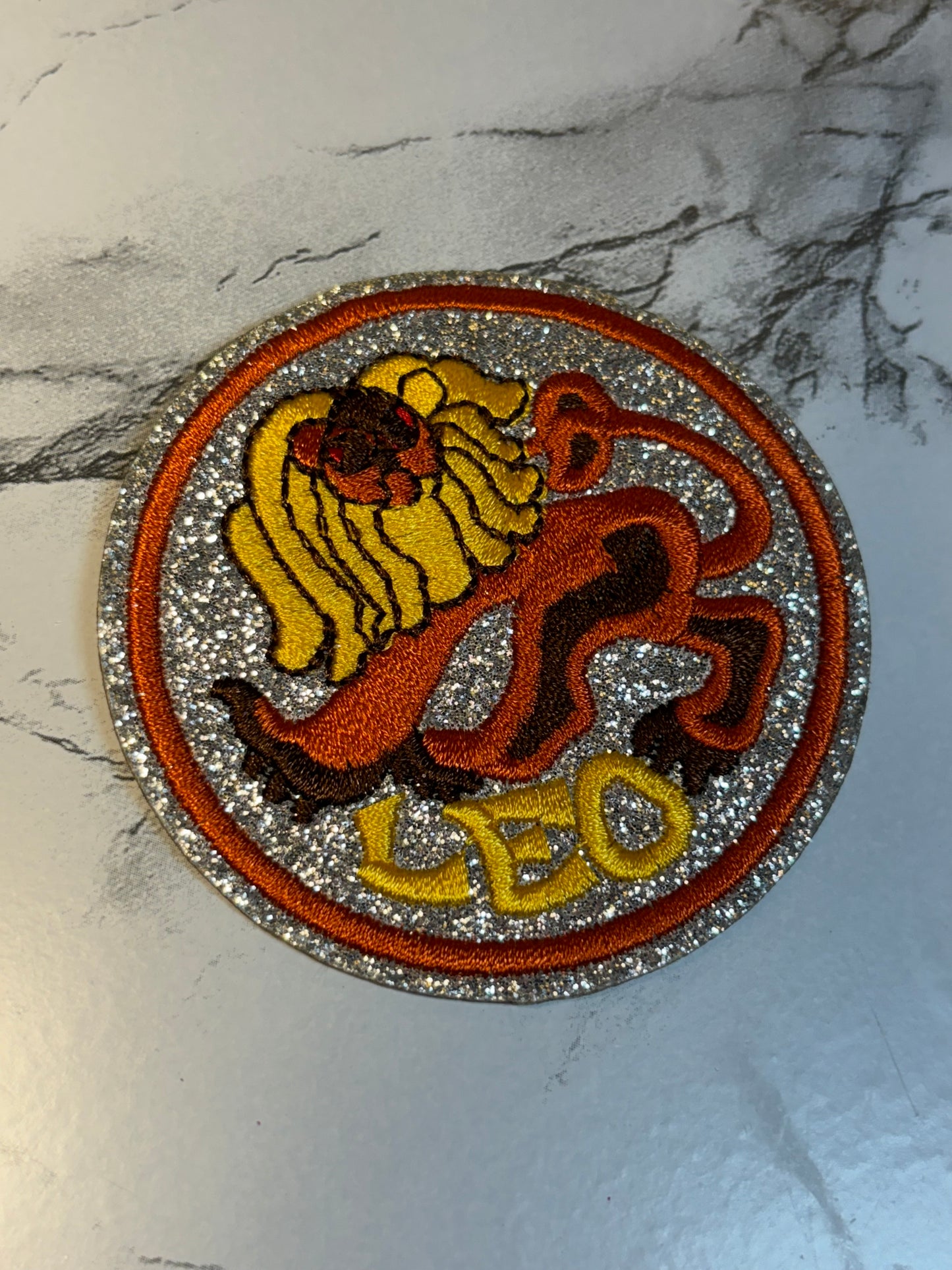 Leo Iron On Patch