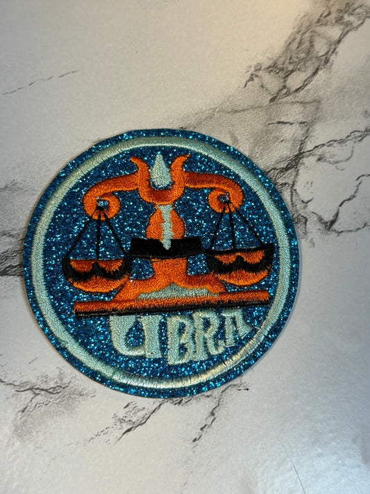 Libra Iron On Patch